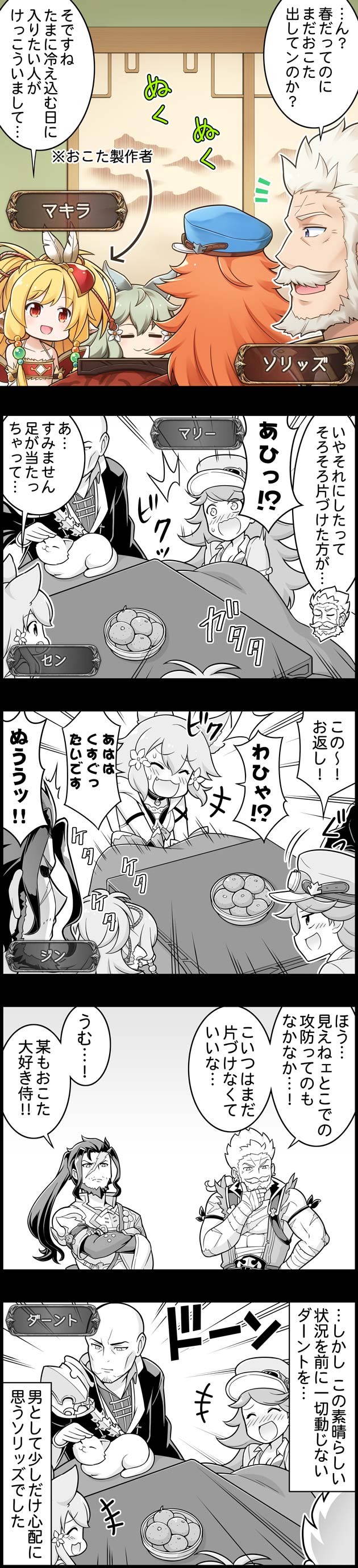 グラブル るっ 1301話 春でもおこたに籠もるマリーとセンちゃん ミニゴブ速報 グラブルまとめ