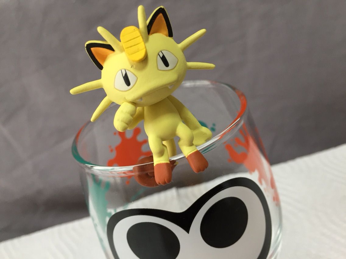 コップにぶらさがるポケモンたち Putittoポケモンのニャースをゲットにゃ W しまぽむさんち