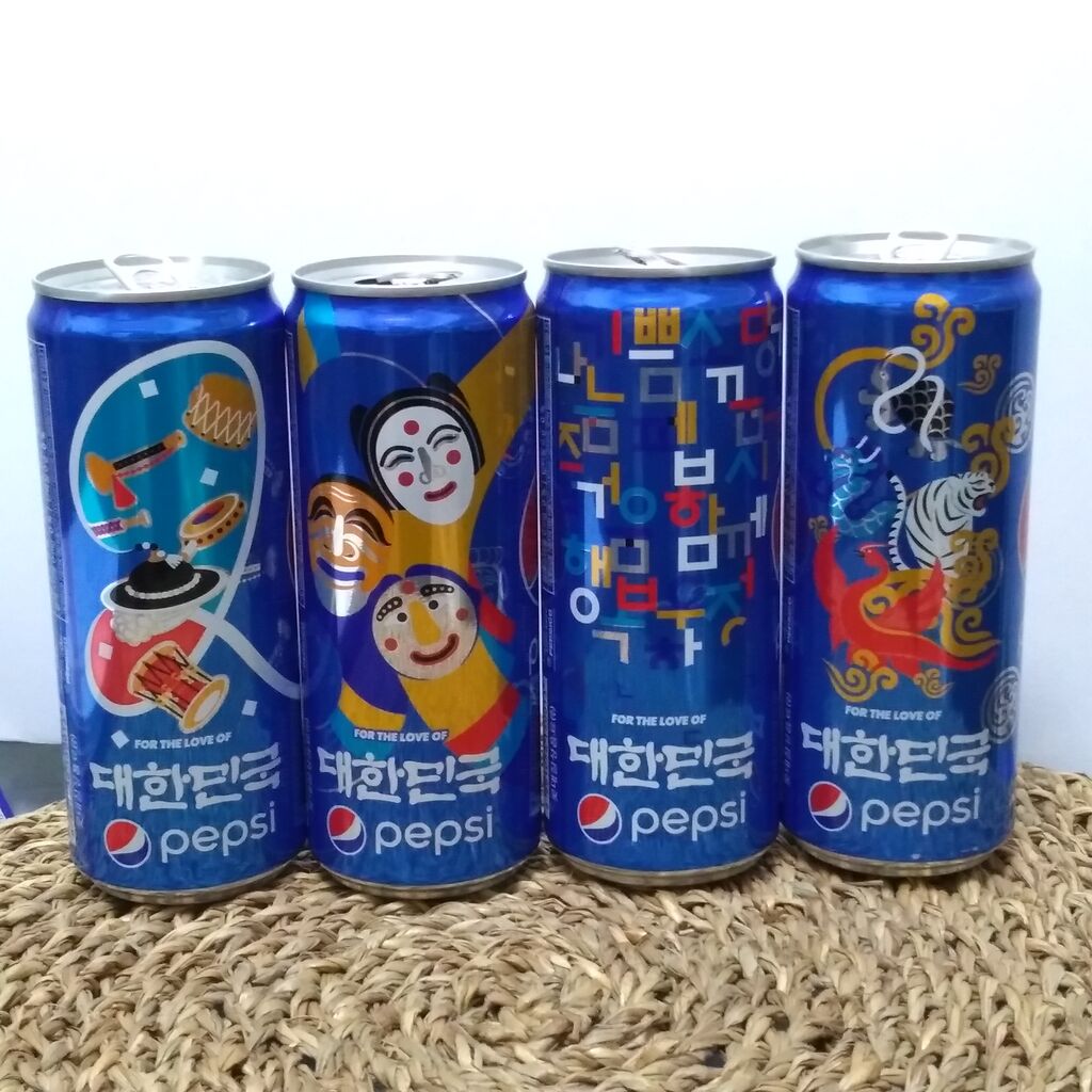 韓国ペプシコーラの缶が可愛い 韓国と私