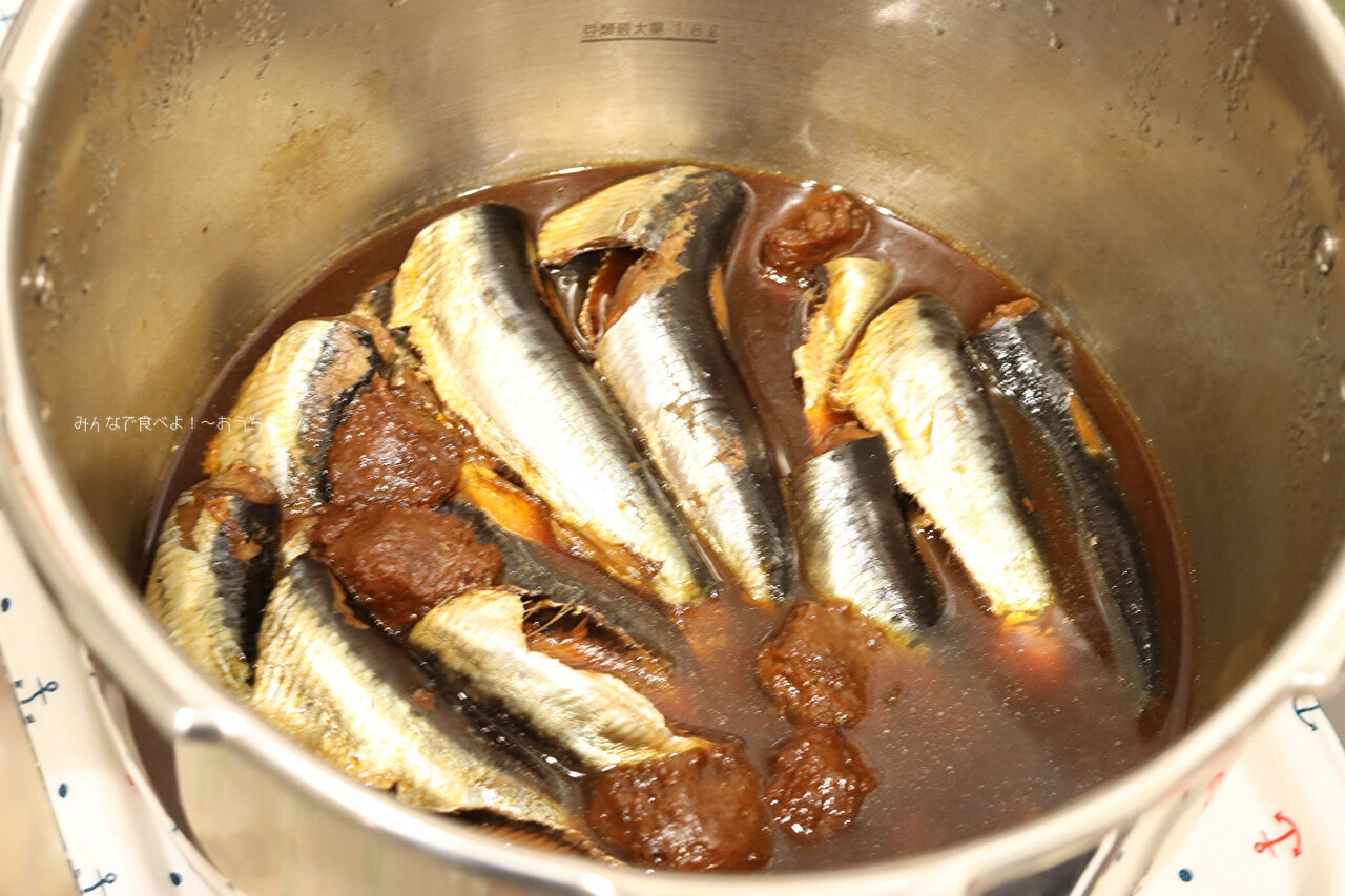 圧力鍋で骨まで食べられる いわしの梅煮 梅の種使用 魔法のクイック料理５ ５l みんなで食べよ おうちごはん Powered By ライブドアブログ