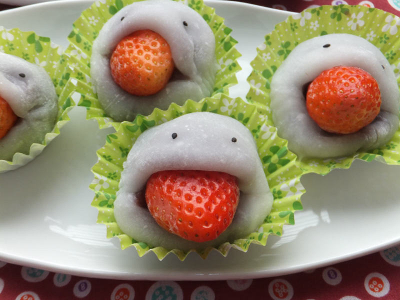 和菓子匠みさきや | 🍓いちご大福🍓 本日より『いちご大福』販売