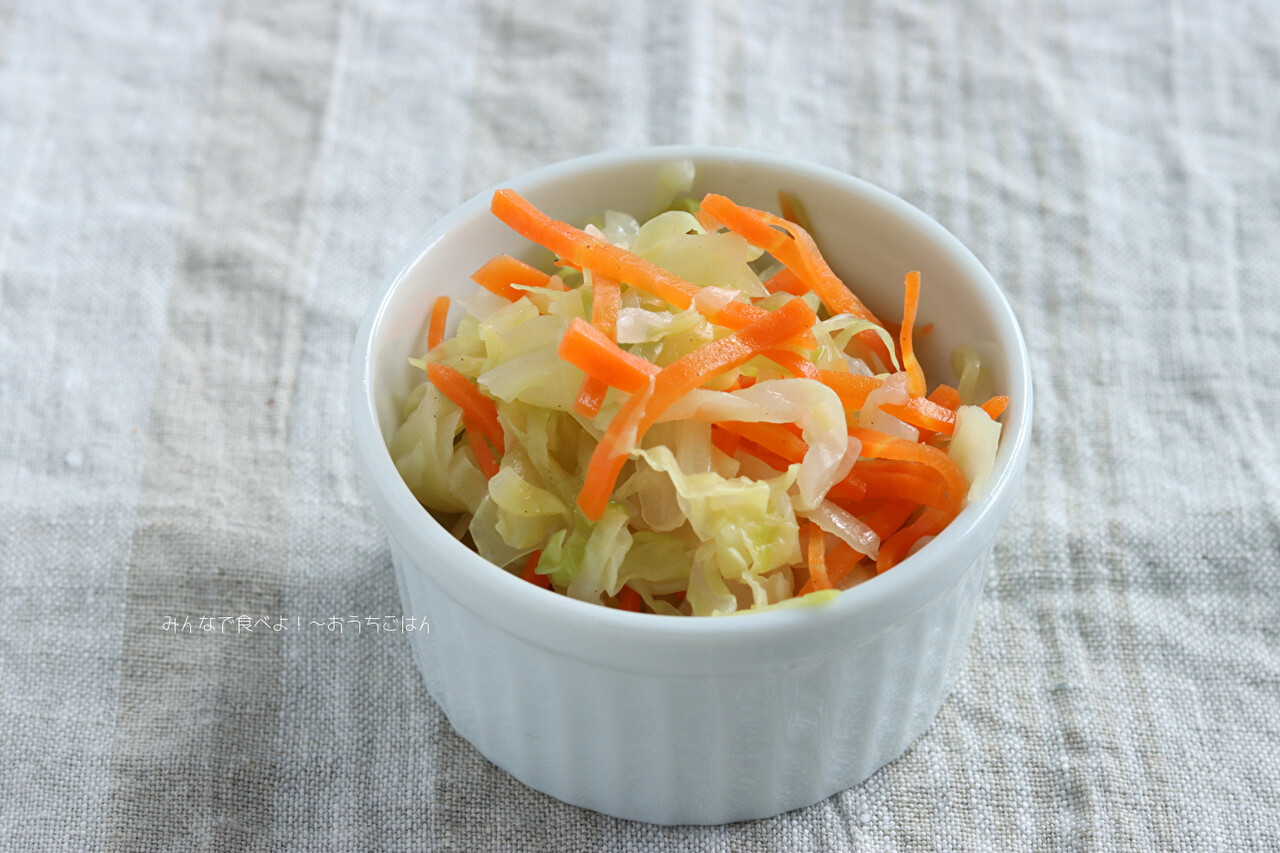 さっぱり味の副菜 キャベツのからしマリネ お弁当おかず みんなで食べよ おうちごはん Powered By ライブドアブログ