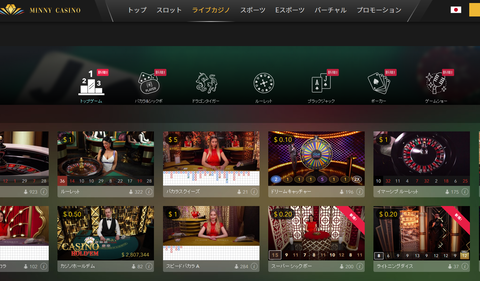 画像※MinnyCasino ライブカジノ20200316