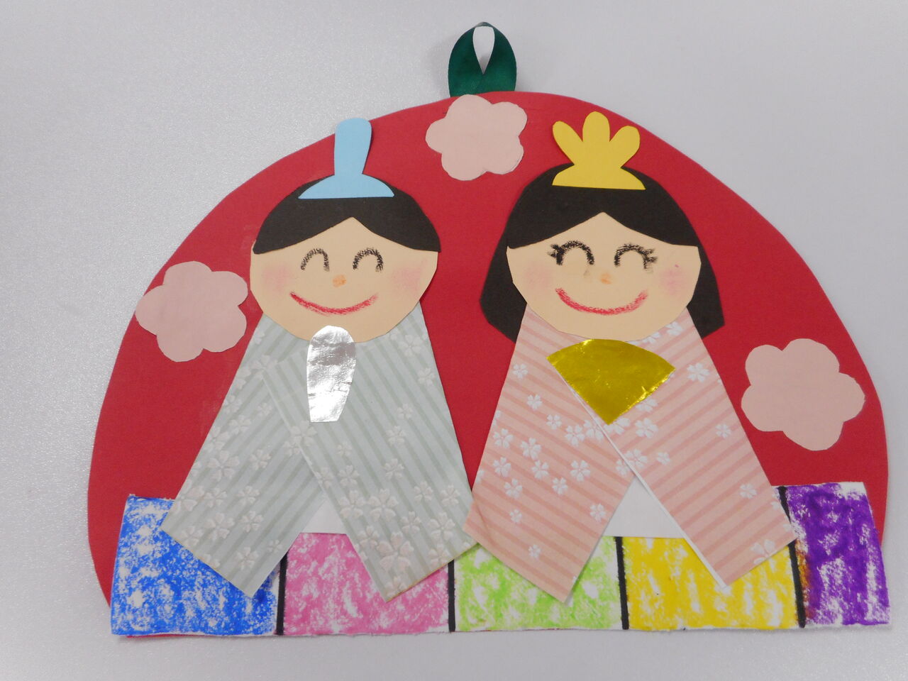 ひなまつりの製作 壁面 ちょこっと保育あそびー 箕面市