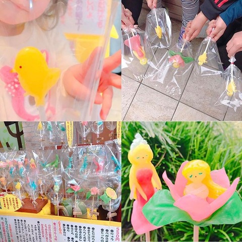 飴細工いろいろ