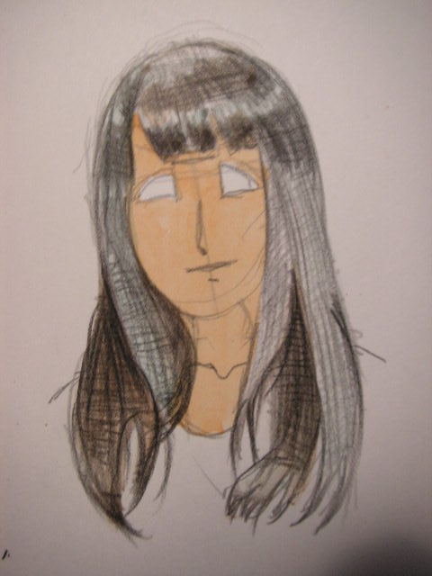 色鉛筆の使い方 黒髪編 また描いちゃいました