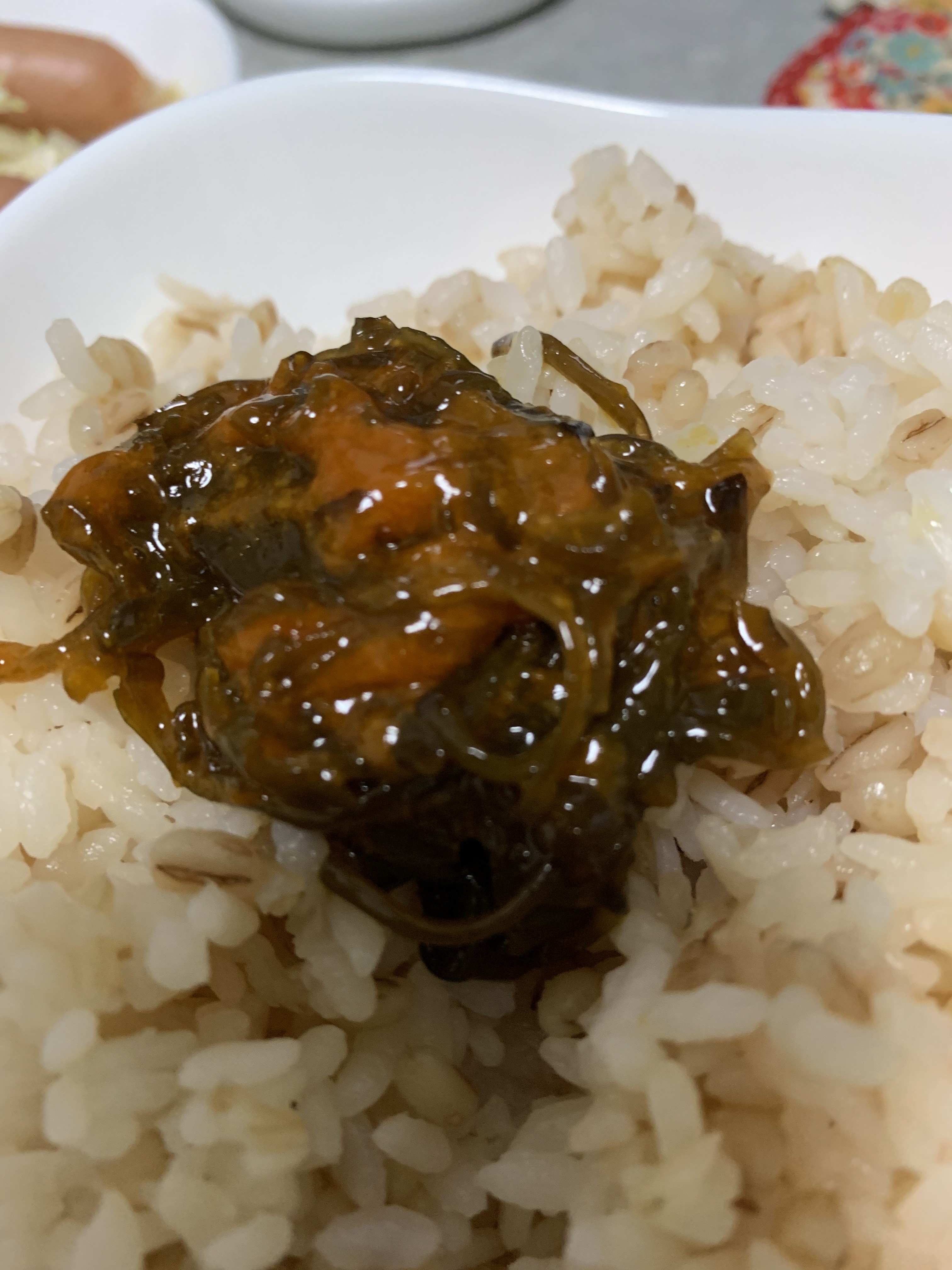 雲丹めかぶ やっときた みのるさんのめもがき