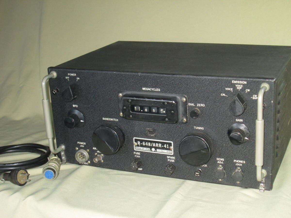 受信機 R-648/ARR-41 28V DC Flying R390 受信機 R-648/ARR-41 28V DC Flying R390 R-648/ARR-41 28V DC Flying R390