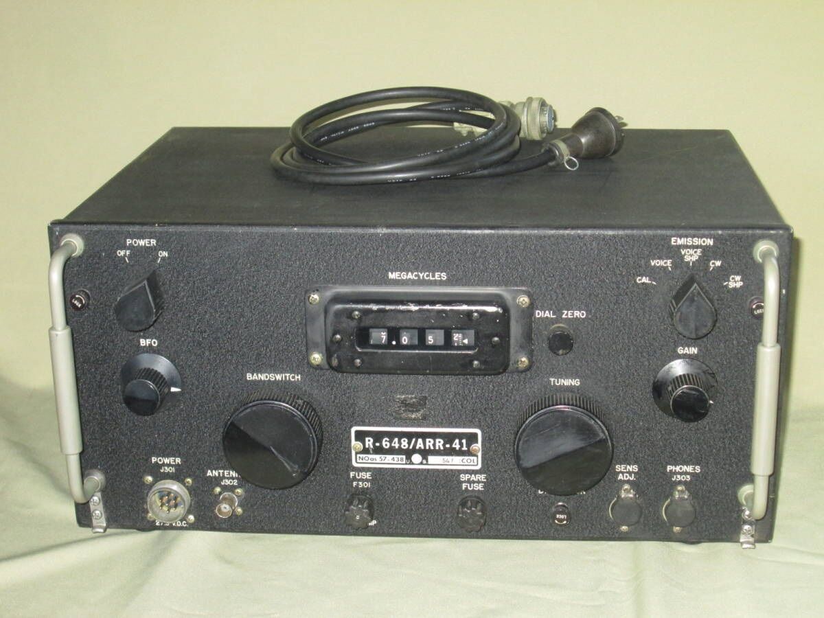 受信機 R-648/ARR-41 28V DC Flying R390 受信機 R-648/ARR-41 28V DC