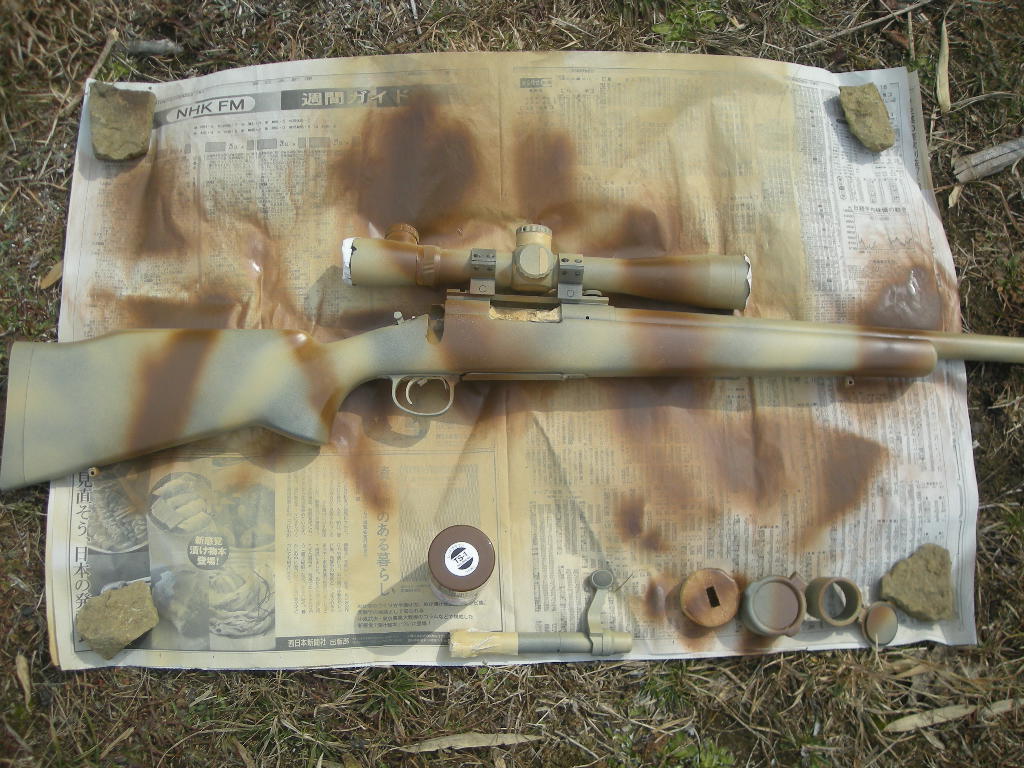 M40a1 砂漠迷彩塗装 エアガンがあるじゃないか