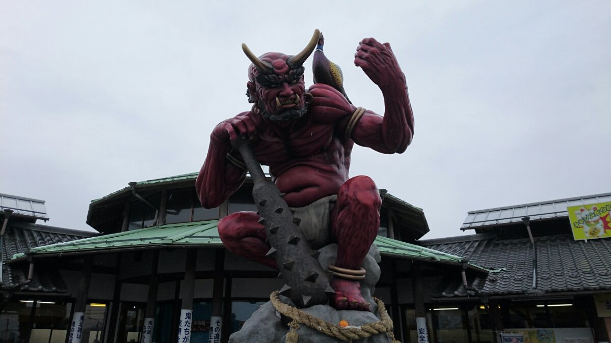 日吉夢産地の母子鬼モニュメント きださんちの奥さん 住谷釣具店ブログ 日吉夢産地の母子鬼モニュメント きださんちの奥さん 住谷釣具店ブログ