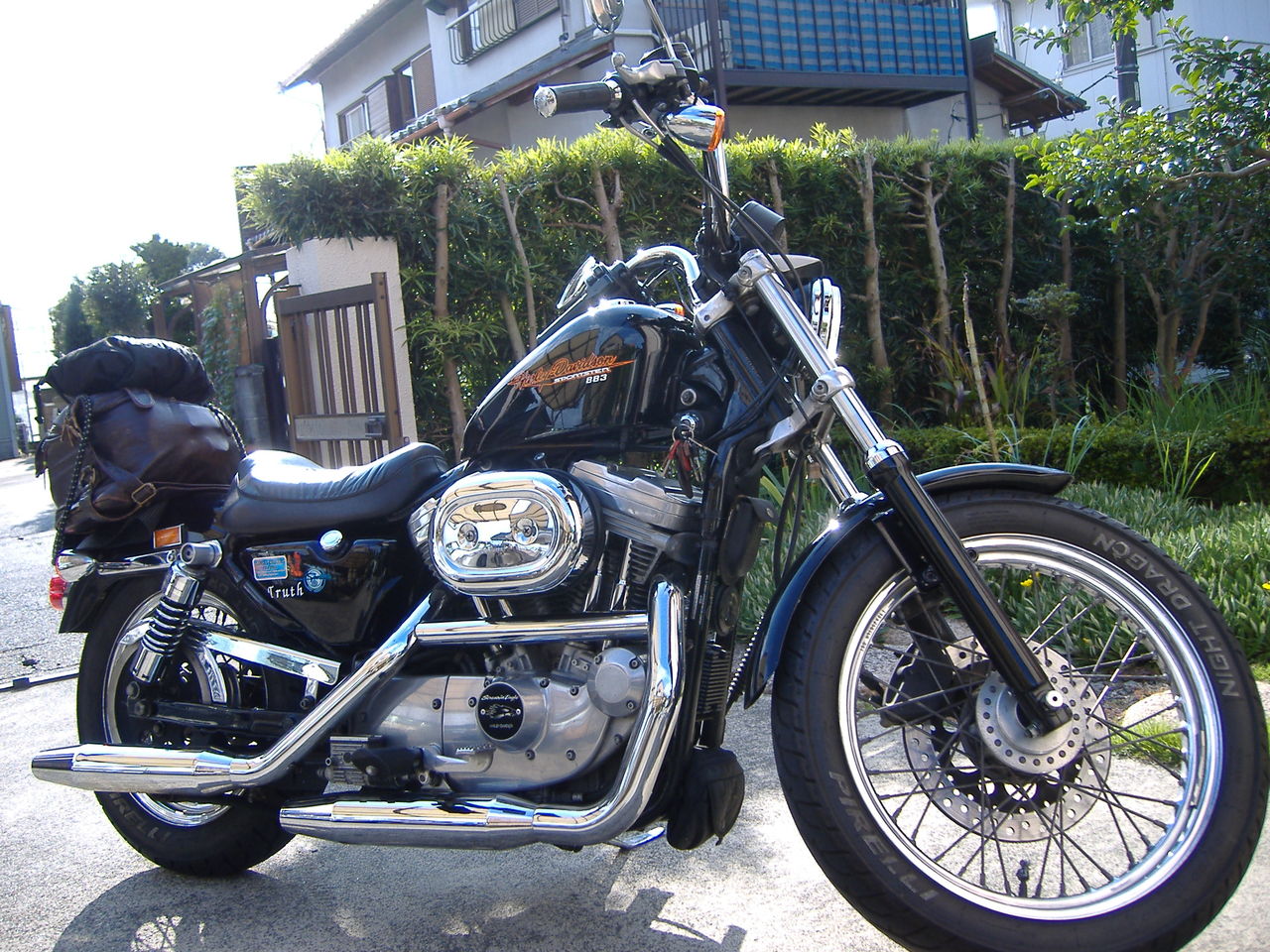 ハーレーキャンプスタイル 気まぐれなバイク小屋