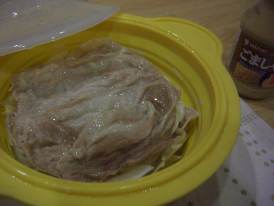 豚肉と白菜重ね蒸し