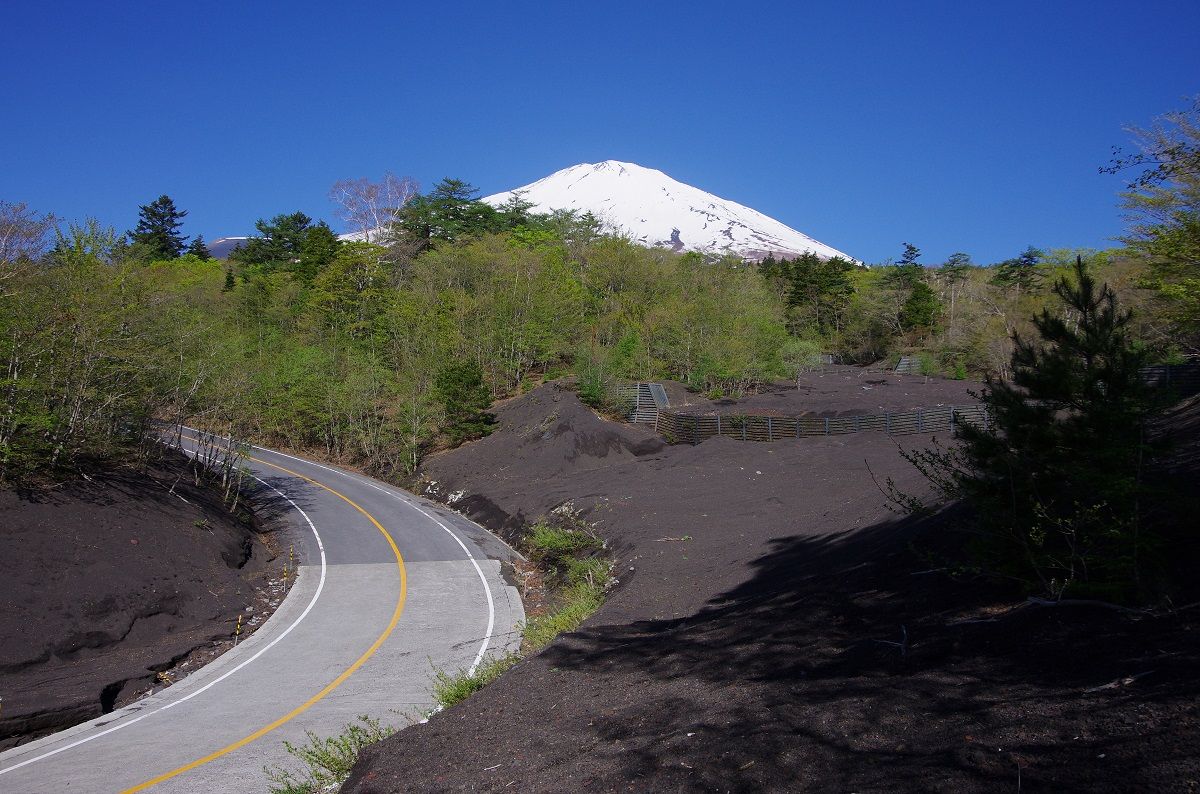 富士山須走でスキー納め 山森 浪漫