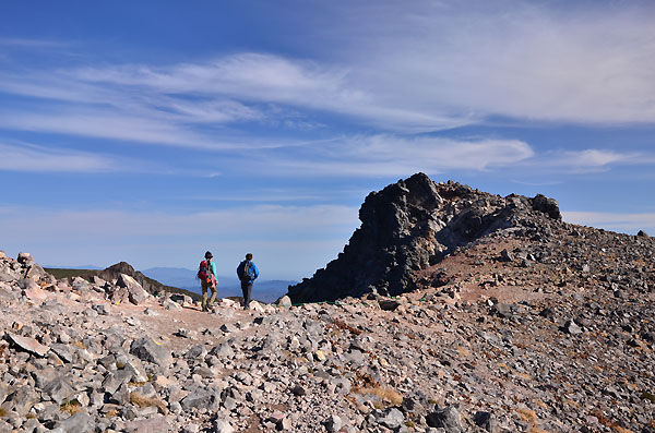 那須岳上空に広がった十字架雲 : ［山森☆浪漫］