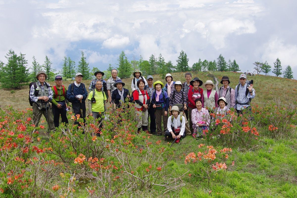 梅雨晴れの甘利山へ 千早山歩の会 山森 浪漫