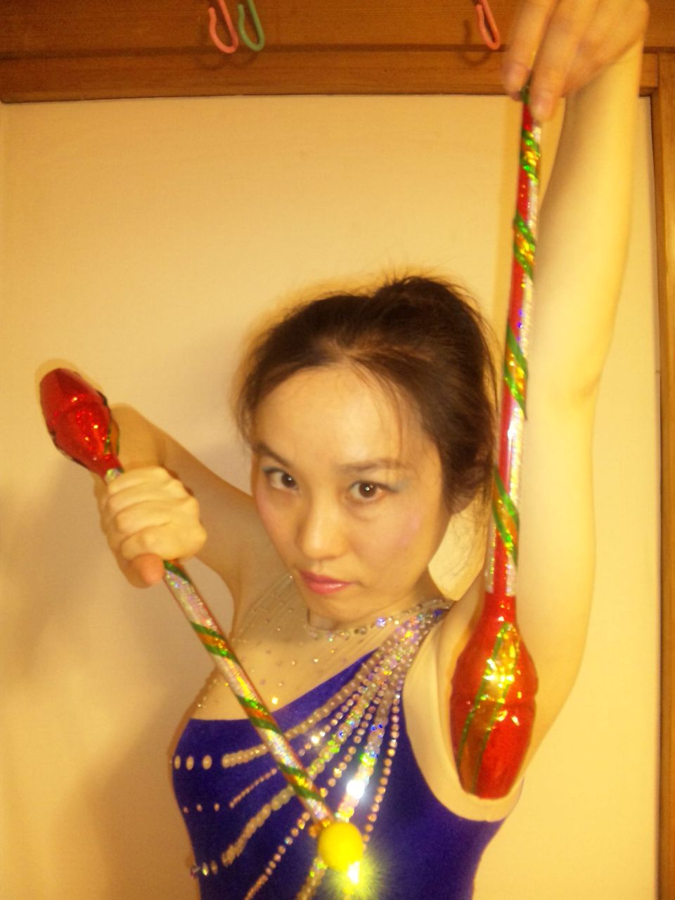 格闘新体操の撮影キリリッ まかべりかこのｱｲﾄﾞﾙ飼育日記 身も心もダイエットの章