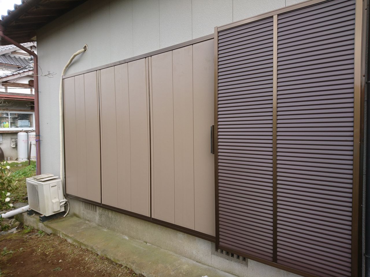 後付け雨戸取り付け工事 きくちの かまや 後付け雨戸取り付け工事 きくちの かまや