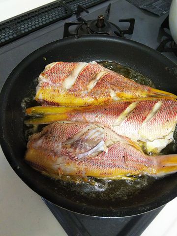 魚のバター焼き みらくーーーる