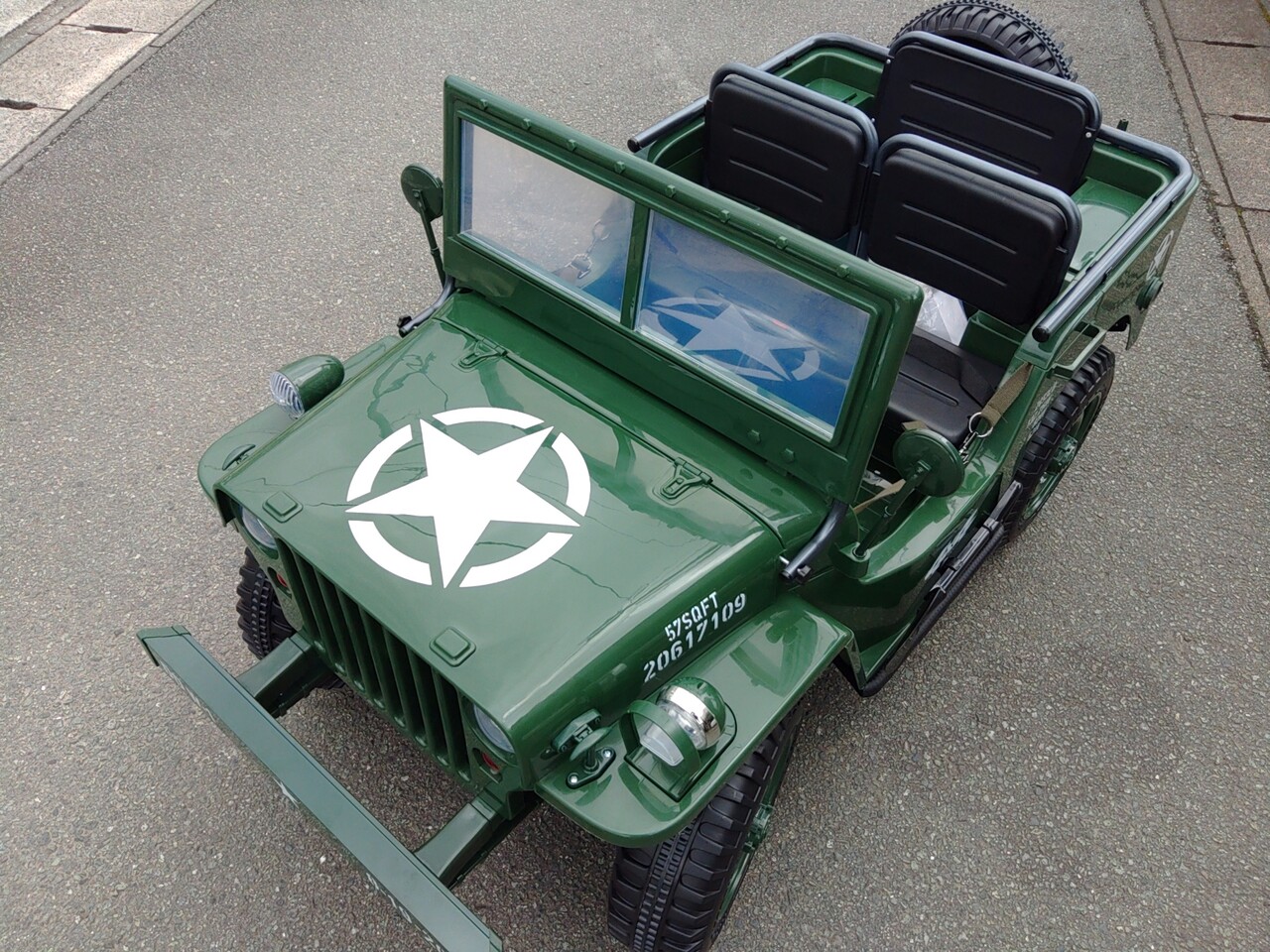 パワーホイール　子供用ジープ　電動バギー　Jeep ジャンク