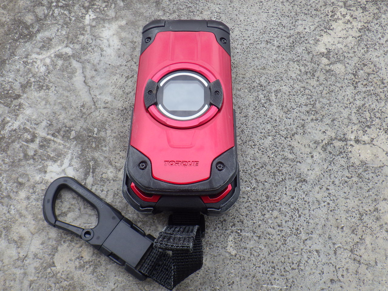 京セラ トルク TORQUE X01 KYF33 純正ハードホルダー カラビナ