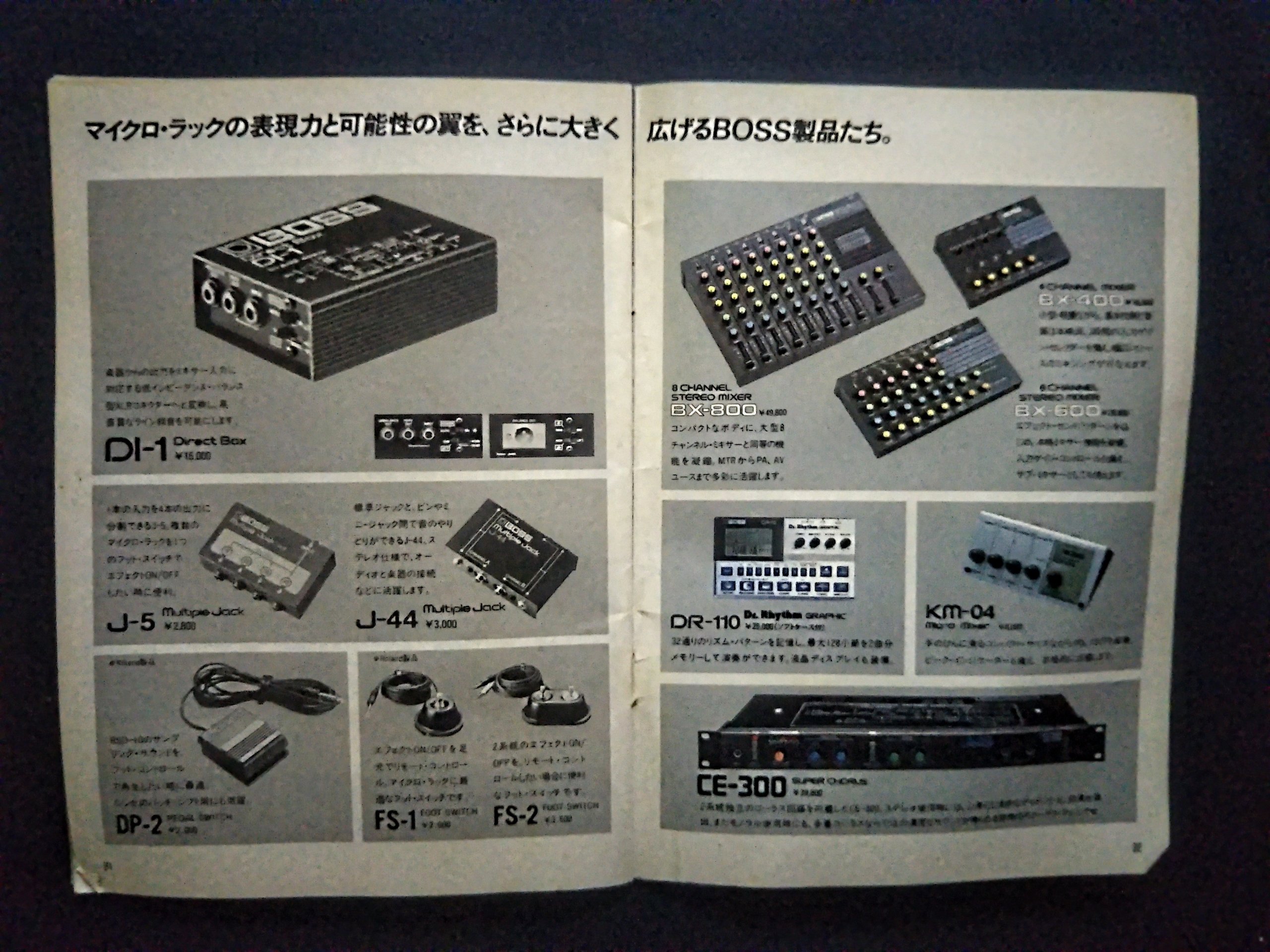 BOSS MICRO RACK SERIES : スライド・バラダイス/RY COODER大研究! BOSS MICRO RACK SERIES : スライド・バラダイス/RY COODER大研究!