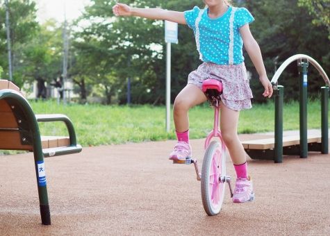女子小学生 登り棒きもちいい 一輪車きもちいい ｺｽｺｽ ミラクルミルク