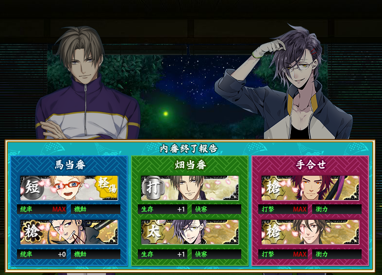 刀剣乱舞 大人気ない小狐丸ｗｗｗｗｗｗｗｗｗｗ 他 面白い内番の組み合わせってある 刀剣乱舞速報 とうらぶまとめ