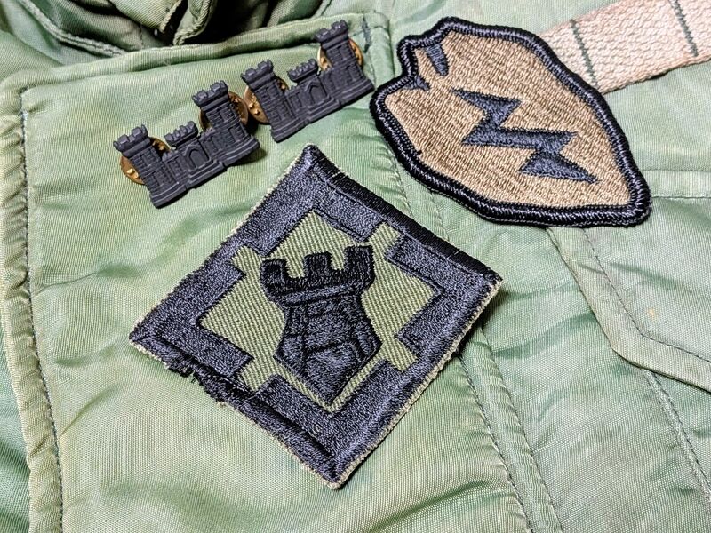 1点ものです！:第20工兵旅団 実物ローカルメイドパッチ (サブデュード