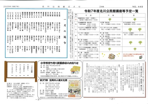 【北川】公民館だよりR７.２月号（２）