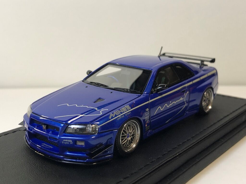 イグニッションモデル 1/43 日産スカイライン GT-R マインズ (R34) イグニッションモデル 1/43 日産スカイライン GT-R マインズ