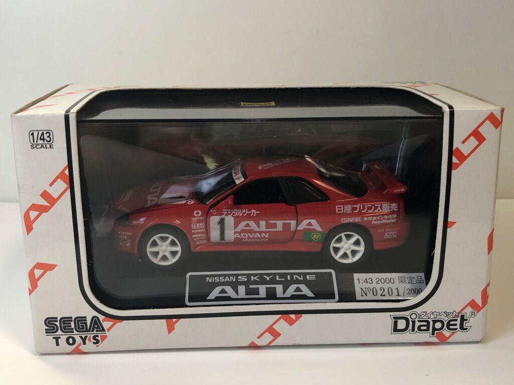 人気商品は 1/43 セガトイズ ダイヤペット 日産スカイラインGT-R(R34)ALTIA ダイヤペット