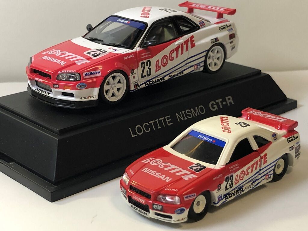 1/43 エブロ ロックタイトニスモGT-R(R34)鈴鹿1000km 1999 : R34