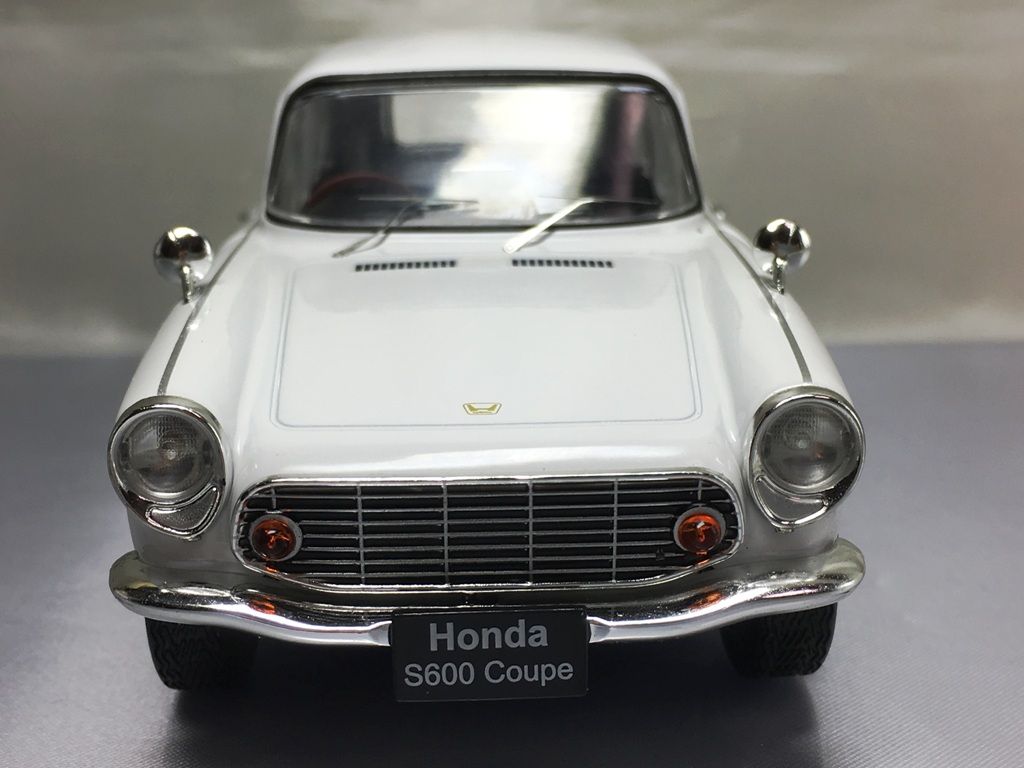 アシェット 国産名車コレクション 1/24ホンダS600クーペ 白1965 旧車 □21 ホンダ S600 クーペ(1965) 国産名車コレクション1/24