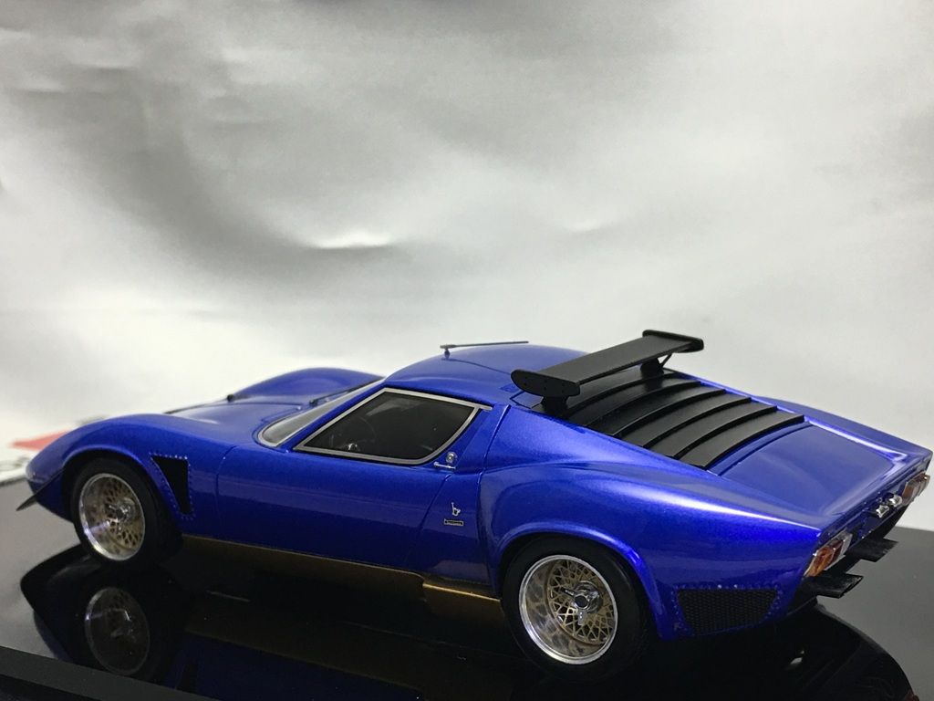 AXELLWORK特注 アイドロン ランボルギーニ イオタSVR Lobellia Blue