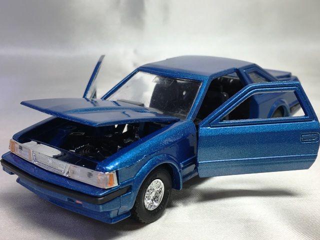 【海外輸入】 レアカラー】Yonezawa トヨタ ソアラ 青1/64 白っぽ ミニカー