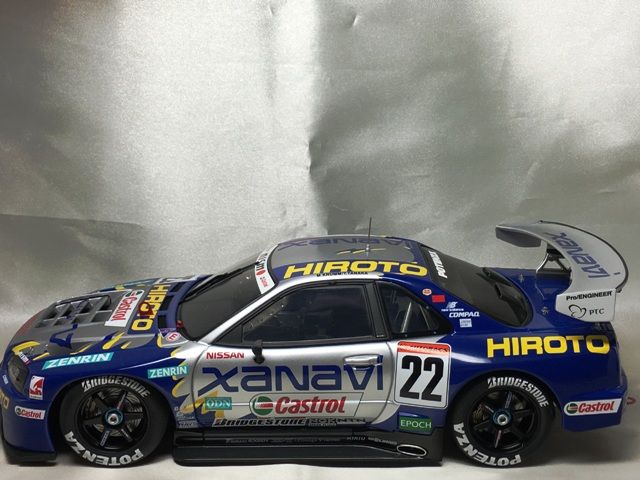 Aa オートアート 1/18 JGTC 2001 XANAVI HIROTO GT-R ザナヴィ