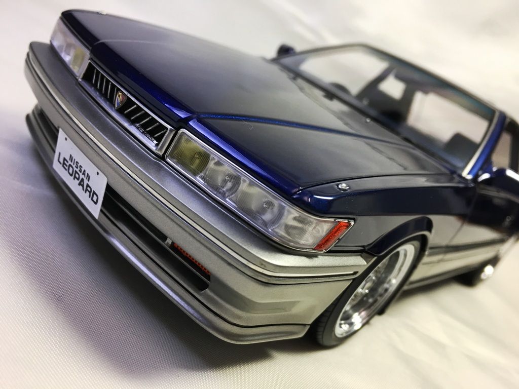 日産レパード イグニション IG-MODEL ⒉0XS 1/43 あぶない刑事