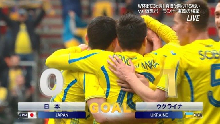 【GIF】サッカー日本代表、早速先制される… : なんJ PUSH!!
