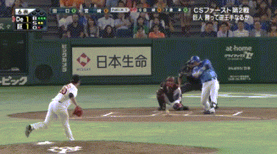 【GIF】巨人の二遊間wwwwwwwwwww : なんJ PUSH!!