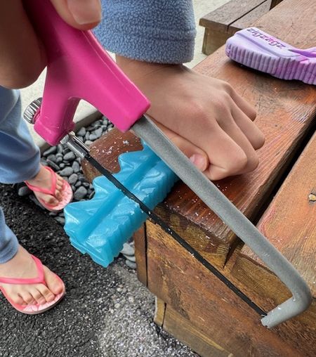 夏休みの娘たちの遊び事、習い事