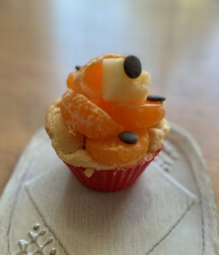 夏休みの一コマ～おやつの盛り方の差