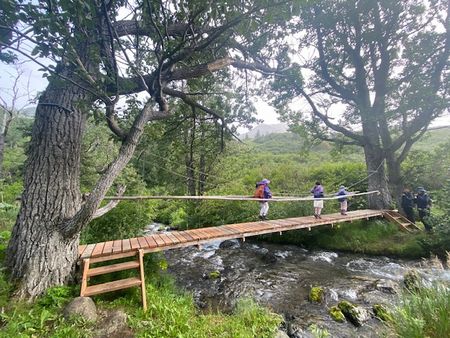 私設トレイル～橋がいっぱい