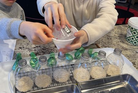 サイエンスフェアの実験1～塩と酵母の関係