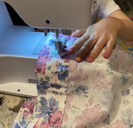 【おうちモンテ】ミシンでスカートと、パスタ麺打ち