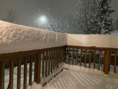 大雪で休校一日目～クロカン教室