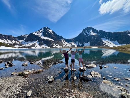 Rabbit Lake Trai～残雪！