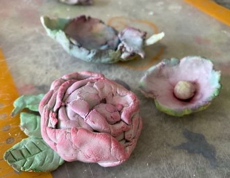 粘土で静かな一日