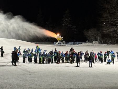 クロカンスキー教室～チーム分けレース