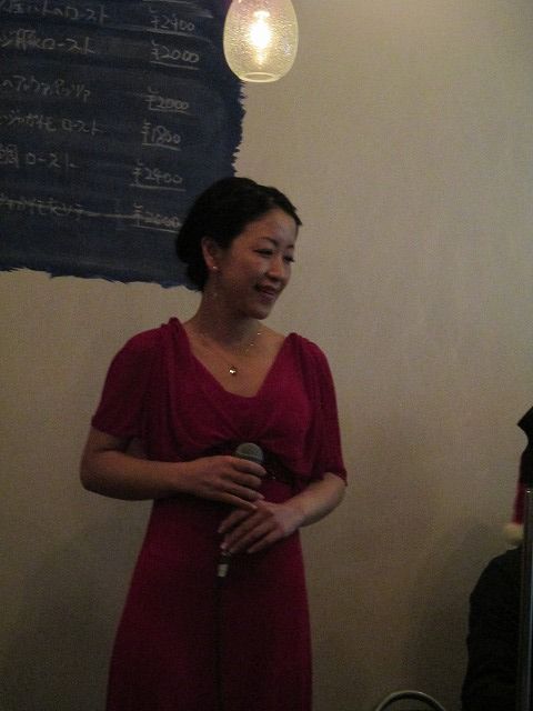 クリスマスディナーライブ 江ノ島ロアジの御礼 Jazz Vocalist Misato Hayashi